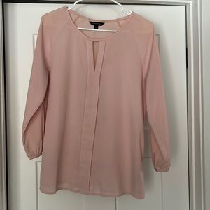 Banana Republic light pink blouse